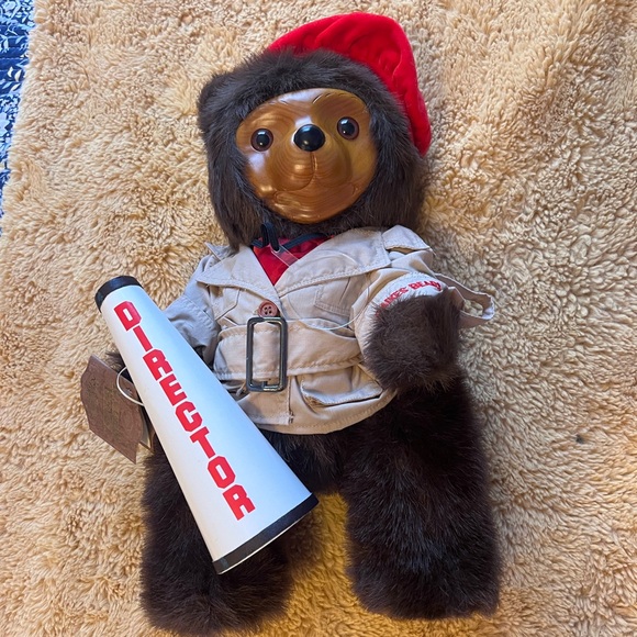 Raikes Bear Cecil Applause Director Carved Wooden Face Plush Stuffed LE - Picture 6 of 15